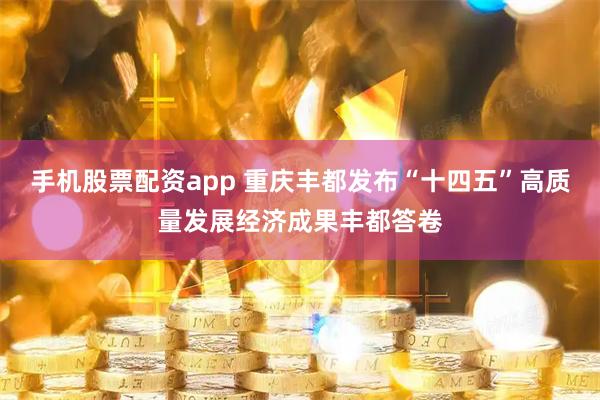 手机股票配资app 重庆丰都发布“十四五”高质量发展经济成果丰都答卷